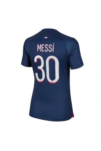 Paris Saint-Germain Lionel Messi #30 Voetbaltruitje Thuis tenue Dames 2023-24 Korte Mouw